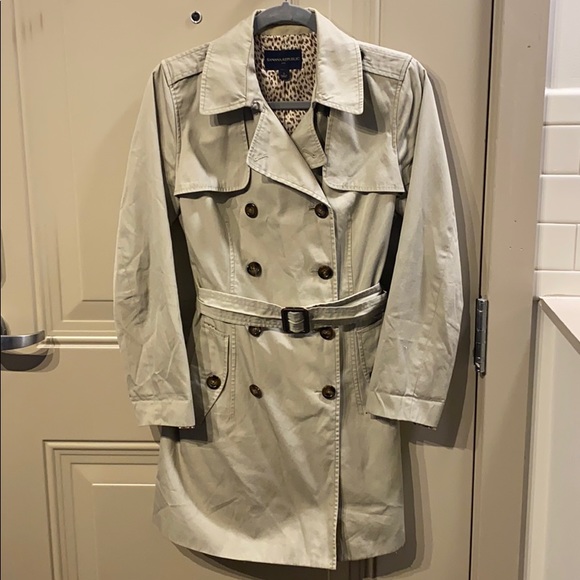 Jackets & Blazers - Banana Republic Cheetah Trench Coat